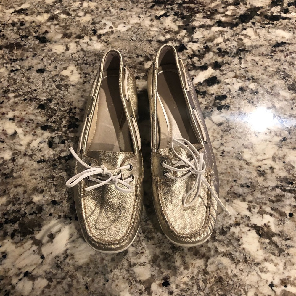 Sperry Top-Sider Gold with White Laces